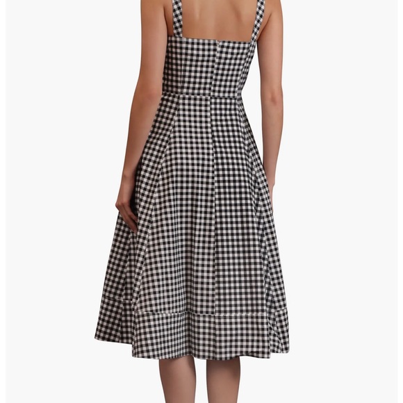 Avec Les Filles Black and White Gingham Dress - Size 4 & 6 - Picture 3 of 6